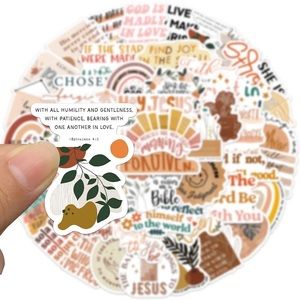 10 Random Small Christian Stickers